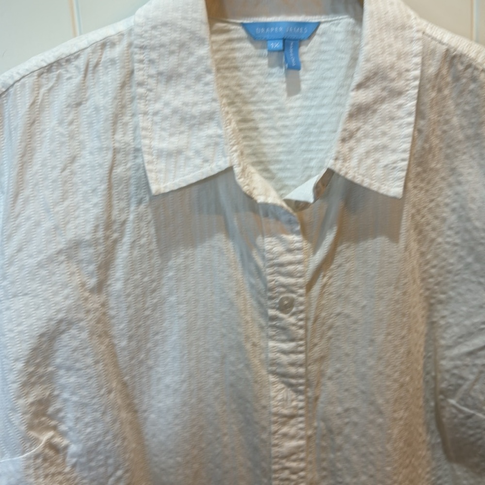 Draper James White collared shirt - Picture 6 of 8